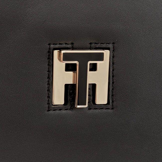 Tommy Hilfiger Th Logo - Handbag TOMMY HILFIGER - Th Twist Leather Med Tote AW0AW05261 002 ...