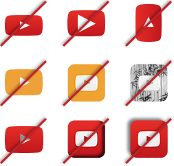 Old and New YouTube Logo - Social Media Guidelines