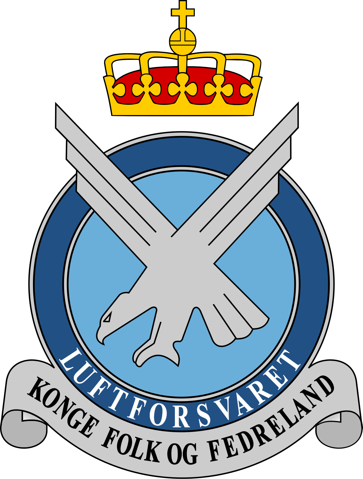Vintage Aeronautical Logo - Royal Norwegian Air Force