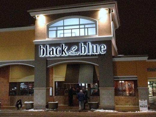 Steak and Black and Blue Crab Logo - Review: Black & Blue has formula for success