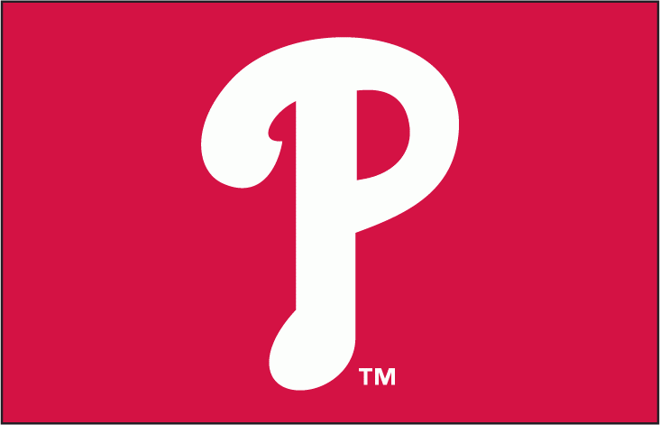 Maroon P Logo - Philadelphia Phillies Cap Logo - National League (NL) - Chris ...