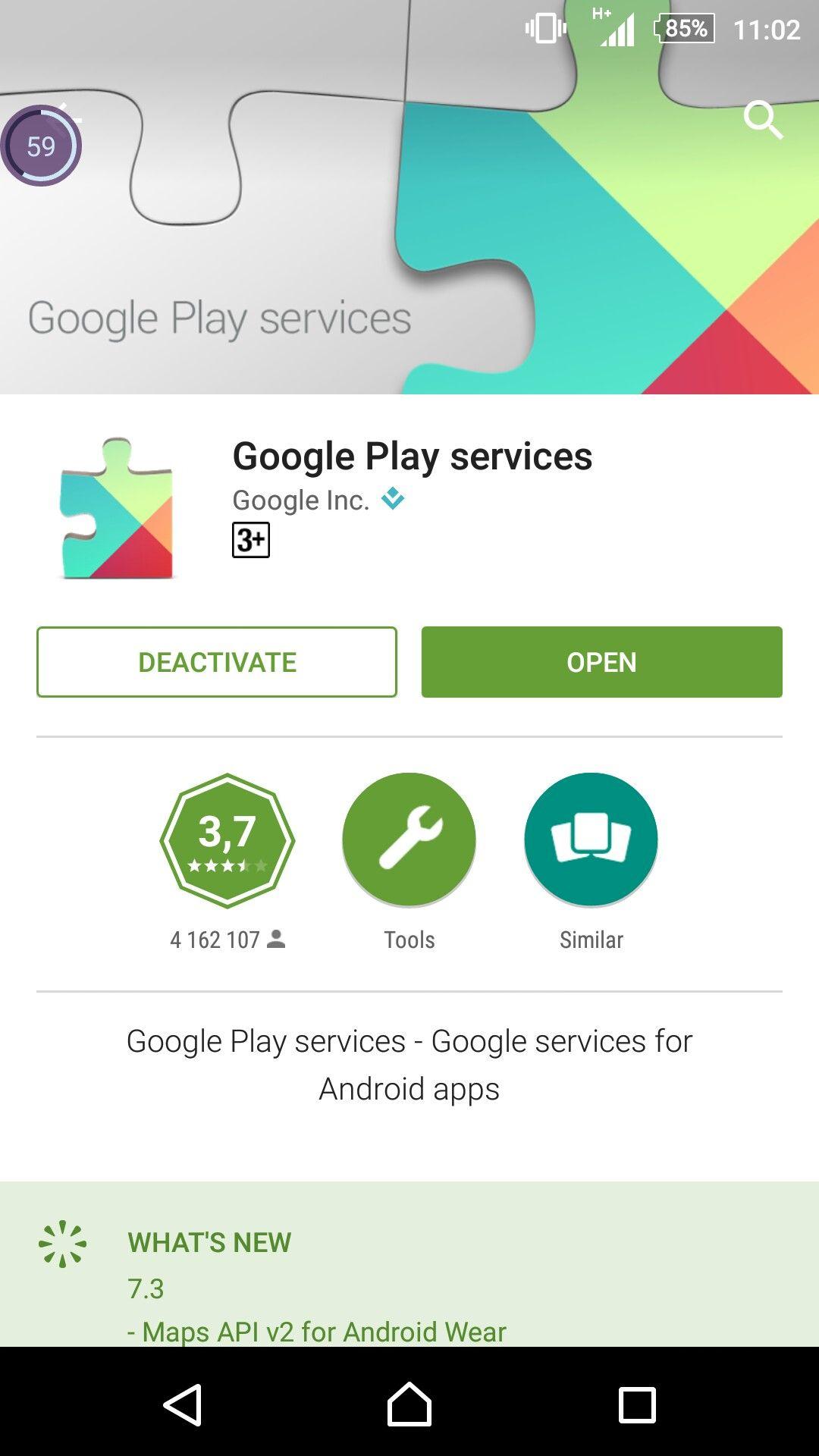 Google Play Service Logo - sony xperia z - How to fix 
