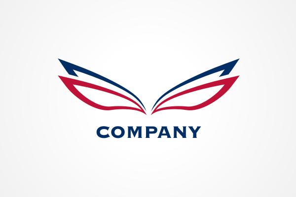 Two Wings Logo - Free Logo: Wings Logo