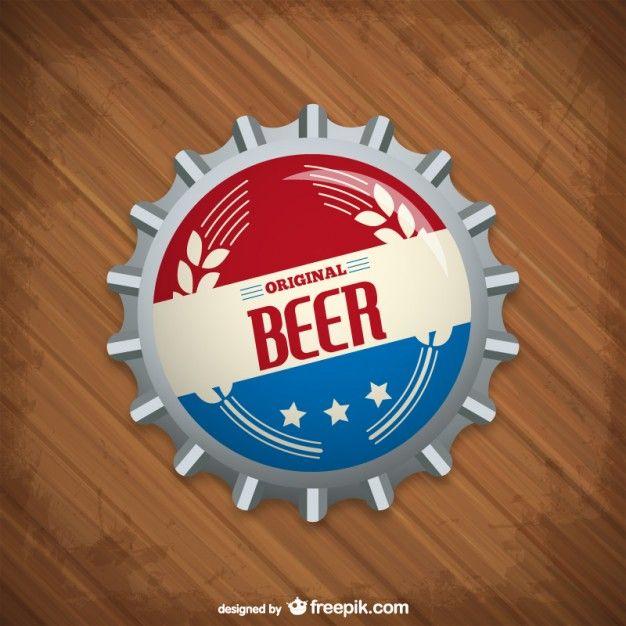 Beer Cap Logo - Beer bottle cap Vector