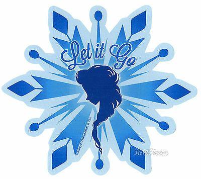 Disney Frozen Snowflake Logo - Disney Frozen Elsa Snowflake Let It Go Diecut Vinyl Wall Sticker 4 X
