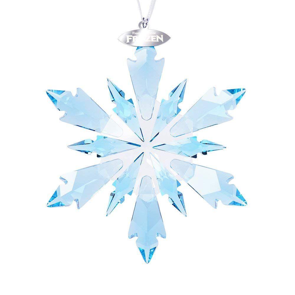 Disney Frozen Snowflake Logo - Swarovski Disney Frozen Snowflake Ornament: Home & Kitchen