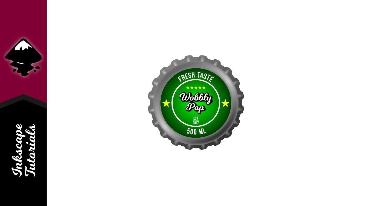 Beer Cap Logo - Inkscape Tutorial: Create a Vector Bottle Cap Beer Logo 2 Episode