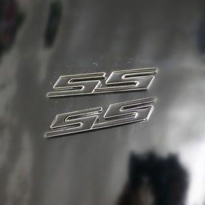 SUV Emblems Logo - 2PCS SS Black Metal Badge Sticker Emblem Logo 3D Decal Turbo Motors