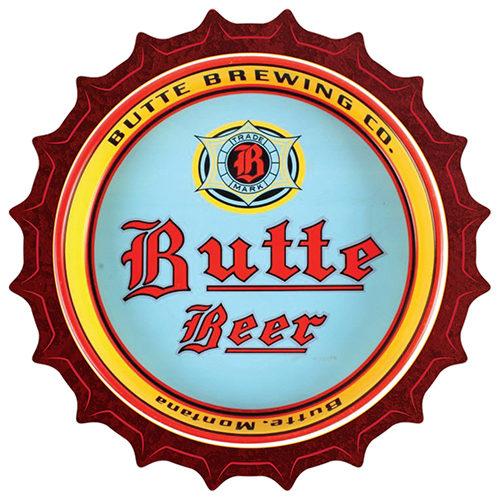 Beer Cap Logo - Butte Brewing Logo Bottle Cap Vintage Beer Sign Beer Gear