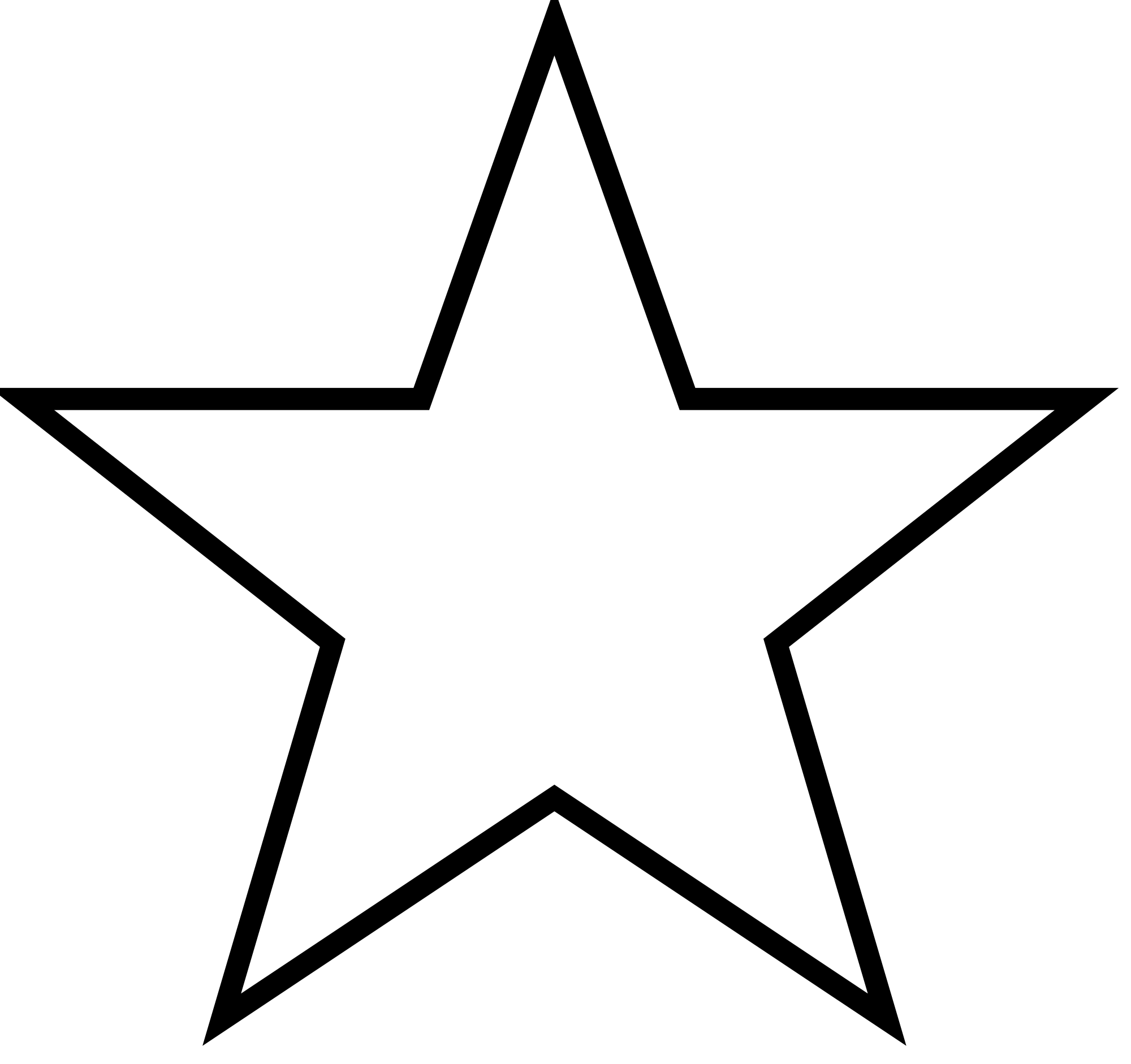 Black Yellow Star Logo - Five-pointed star