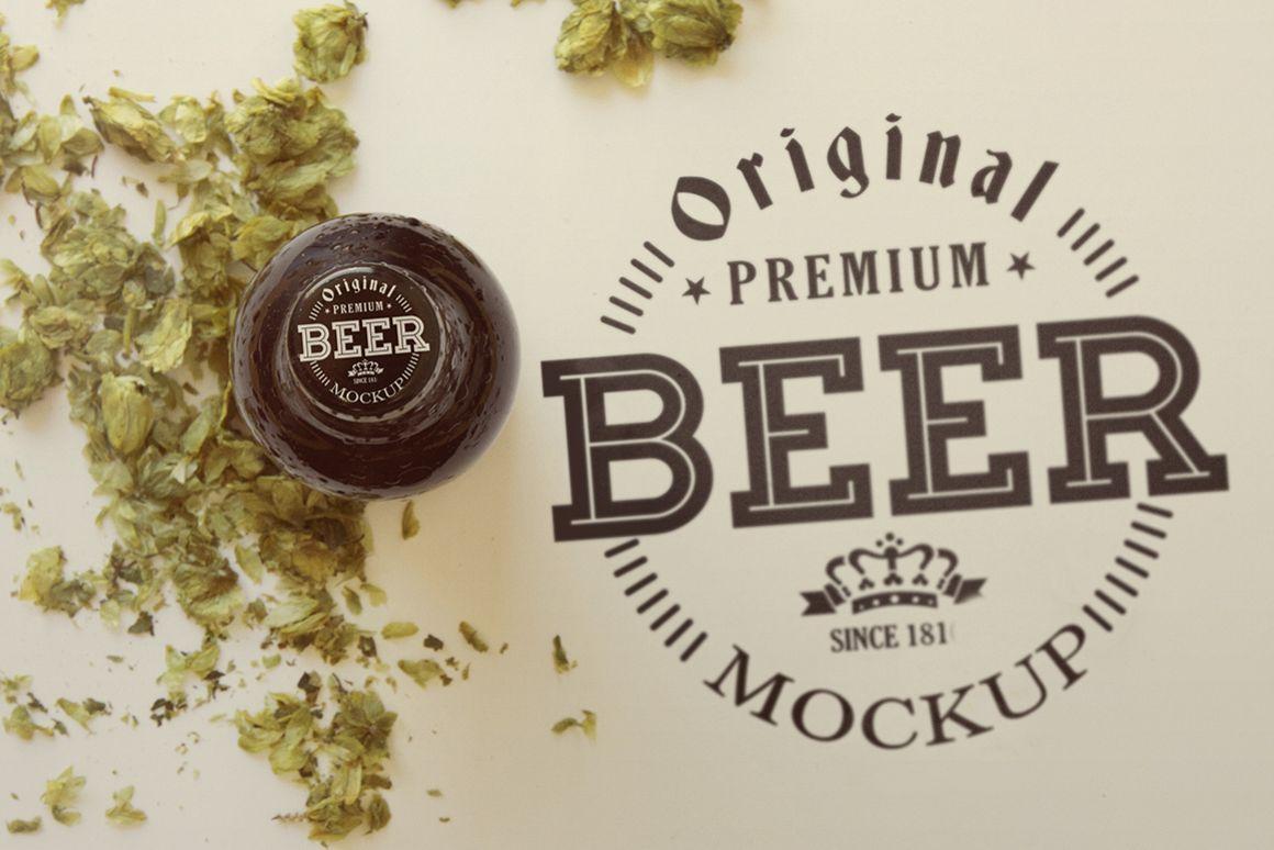 Beer Cap Logo - Dry Hop Beer Cap | Logo Mockup