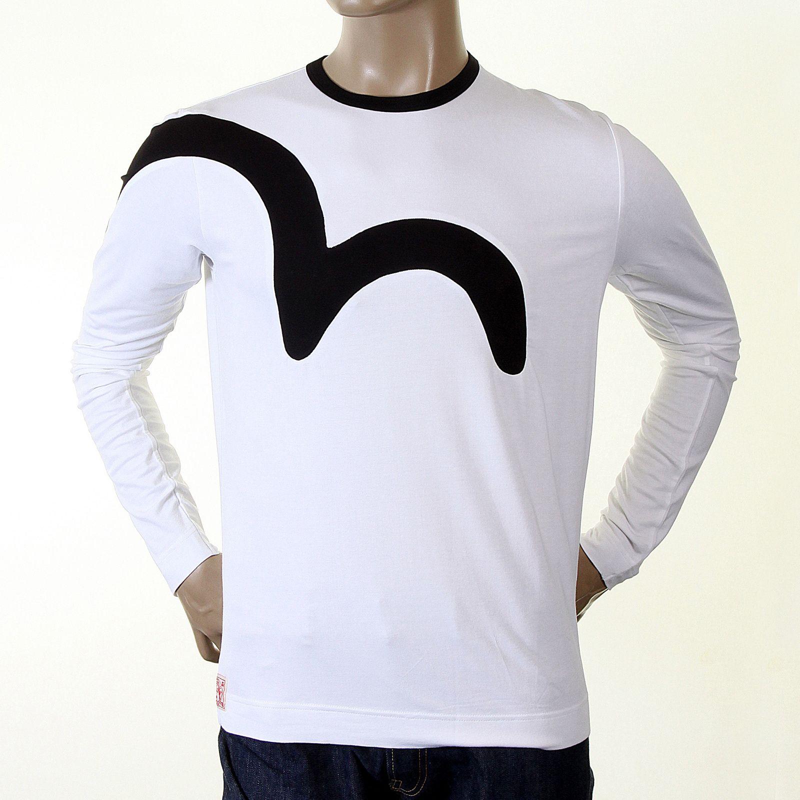 Insert Logo - Buy White Coloured Logo Insert Evisu T-shirt at Togged