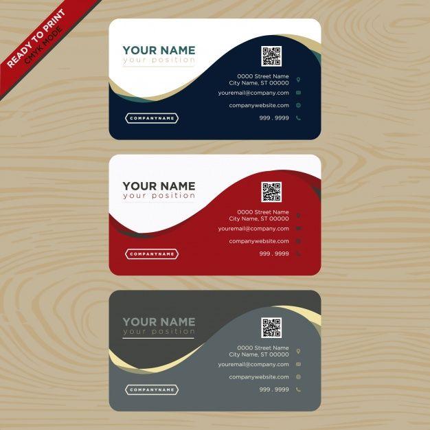 Red and Blue Business Logo - Red, blue and grey business card design Vector | Free Download