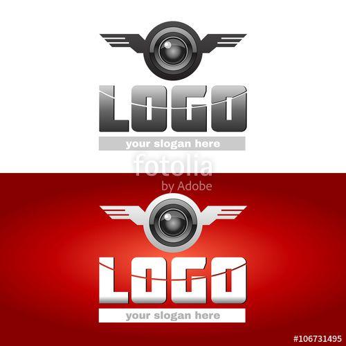 Two Wings Logo - Aviation Logotype Sign Template. Logo with Wings, Logo with ...