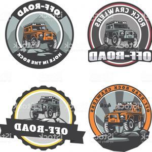 SUV Emblems Logo - Set Of Off Road Suv Car Round Logo Emblems And Badges Gm