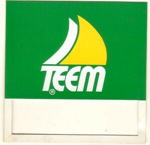 Insert Logo - Teem Vending Machine Insert, Sailboat Logo, Push Button Style, 3 1/2 ...
