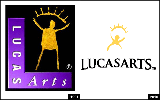 LucasArts Logo - 15 Retro Video Game Company Logos and their Modern-Day Counterparts ...