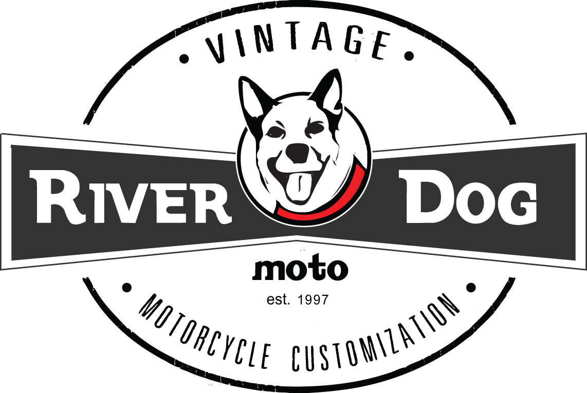 River Dog Logo - river dog logo white • LGK Creative Group