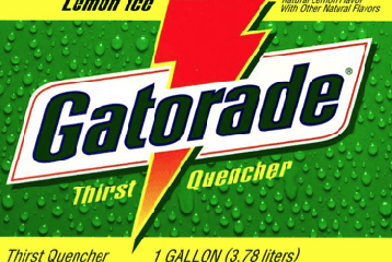 Old Gatorade Logo - Old Gatorade Logo Font (Thirst Quencher)