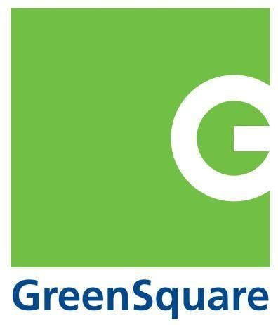 White and Green Square Logo - Green square white stars Logos