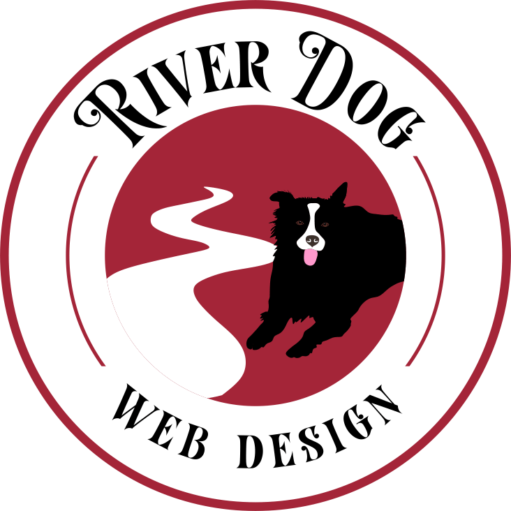 Dog a Red Web Logo - River Dog Web Design - Home