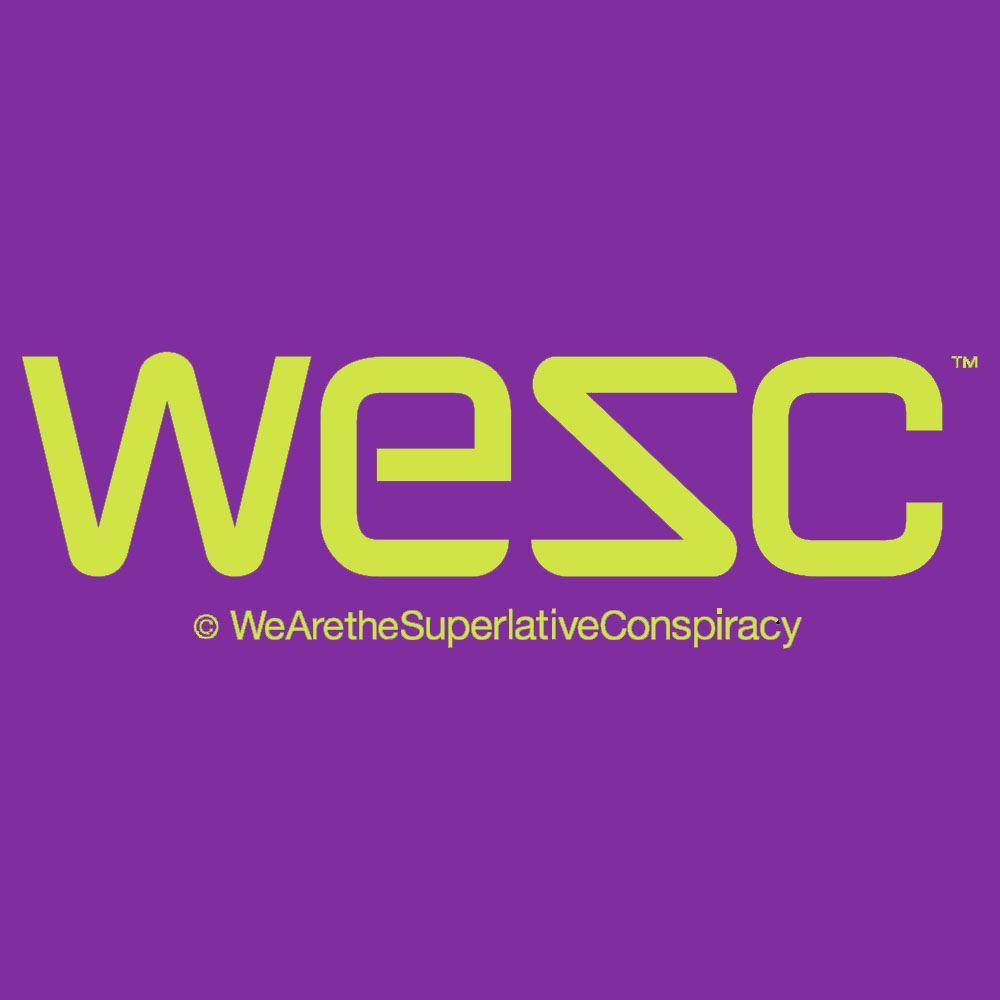 WeSC Logo - WESC Logo Lila Gelb. Made With Photohop