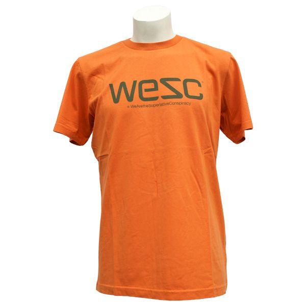 WeSC Logo - WeSC Mens T Shirt Logo% Cotton, Tee Shirts, Short