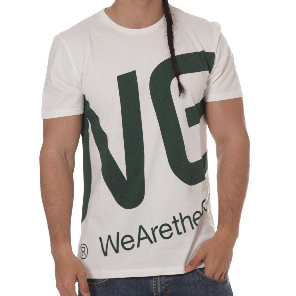 WeSC Logo - WESC T Shirt: Blown Up Logo Winter WH. Buy Online. Fillow Skate Shop