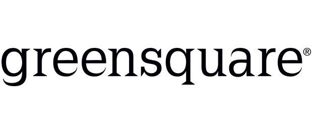 White and Green Square Logo - Greensquare Brand Design. Specialists in Automotive Brand