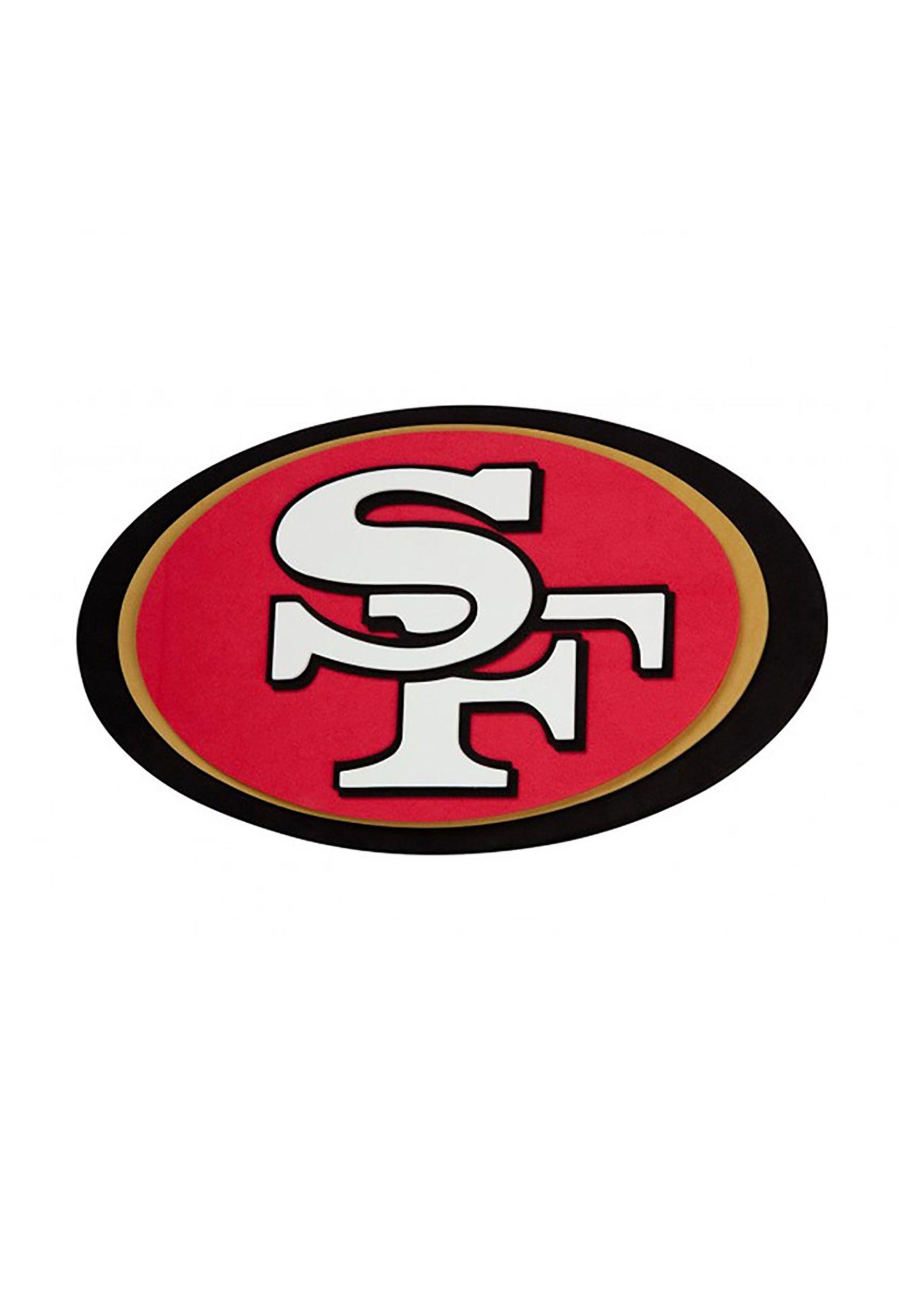 NFL 49ers Logo - San Francisco 49ers NFL Logo Foam Sign