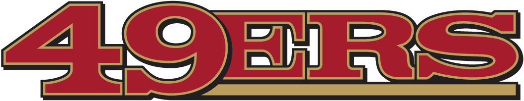 49ers Football Logo - San Francisco 49ers Wordmark Logo - National Football League (NFL ...