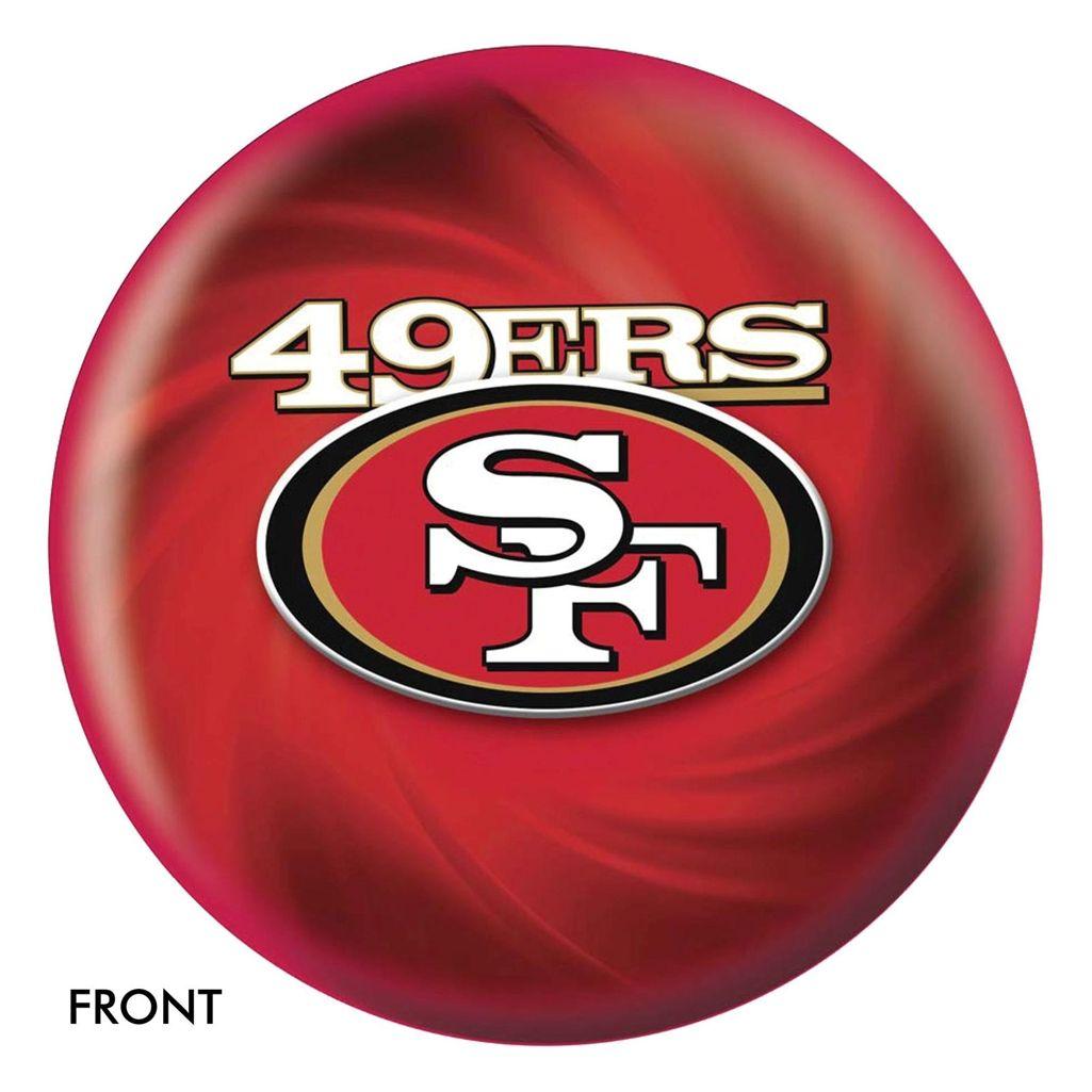 San Francisco 49ers Logo - San Francisco 49ers Viz-A-Ball Bowling Ball
