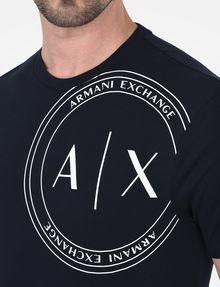 Armani Exchange Logo - Armani Exchange CIRCLE AX CREWNECK T SHIRT , Logo T Shirt ...
