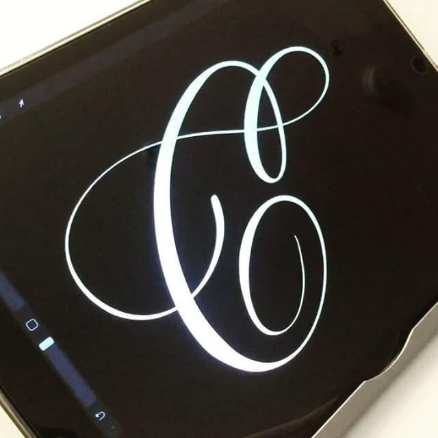Cursive C Logo - ➡ The Letter C ⬅ I found a really cool cursive C and I thought ...