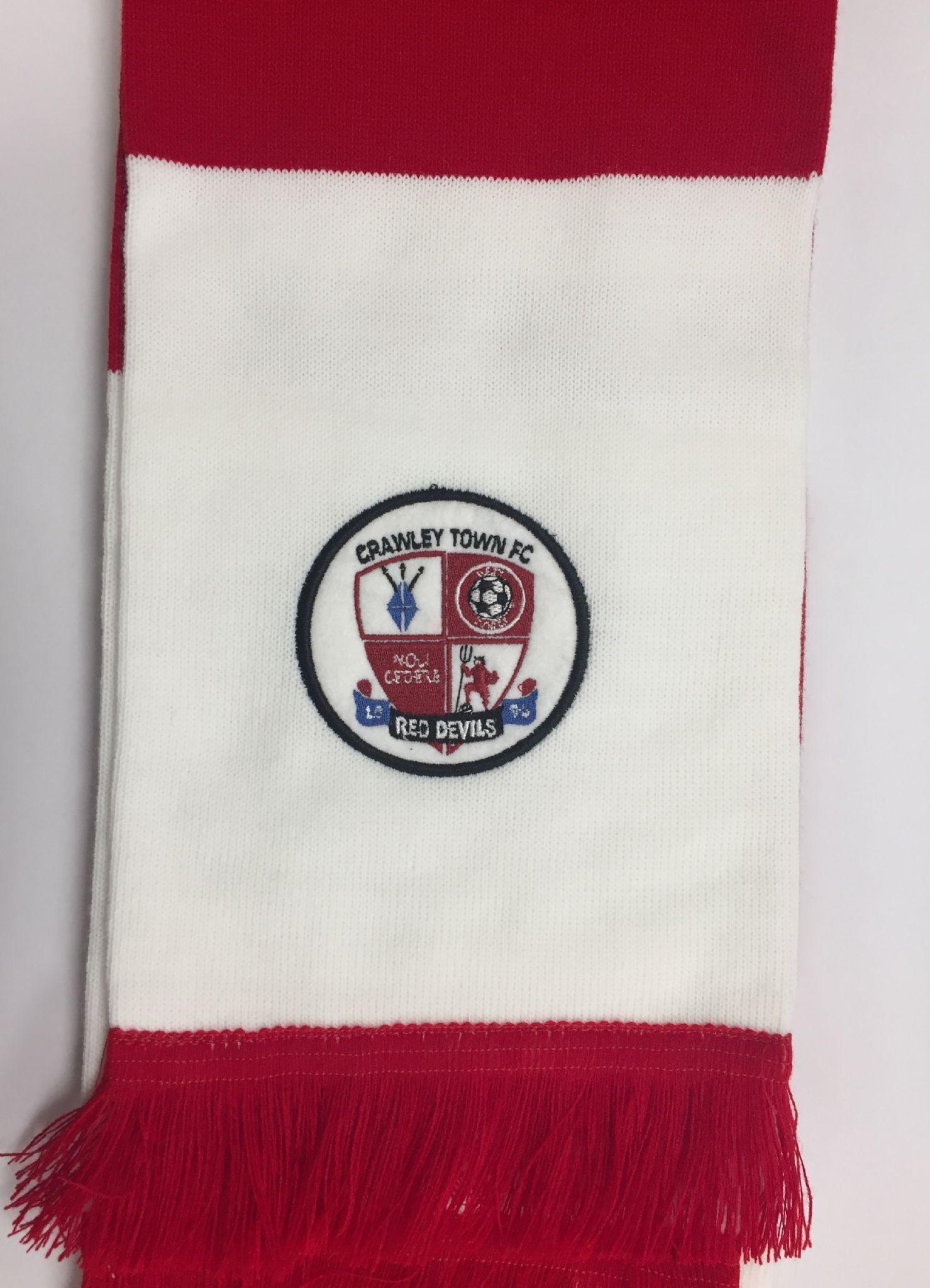 Red and White P Logo - RED & WHITE BAR SCARF