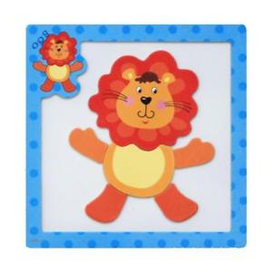 Multicolor Lion Logo - Wooden Magnet Whiteboard Multicolor Jigsaw Puzzles Kids Toys Games