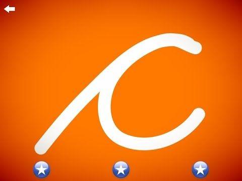 Cursive C Logo - The letter c - Learn the Alphabet and Cursive Writing! - YouTube