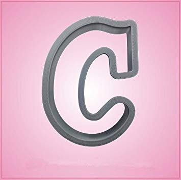 Cursive C Logo - Cursive Letter C Cookie Cutter: Kitchen & Dining