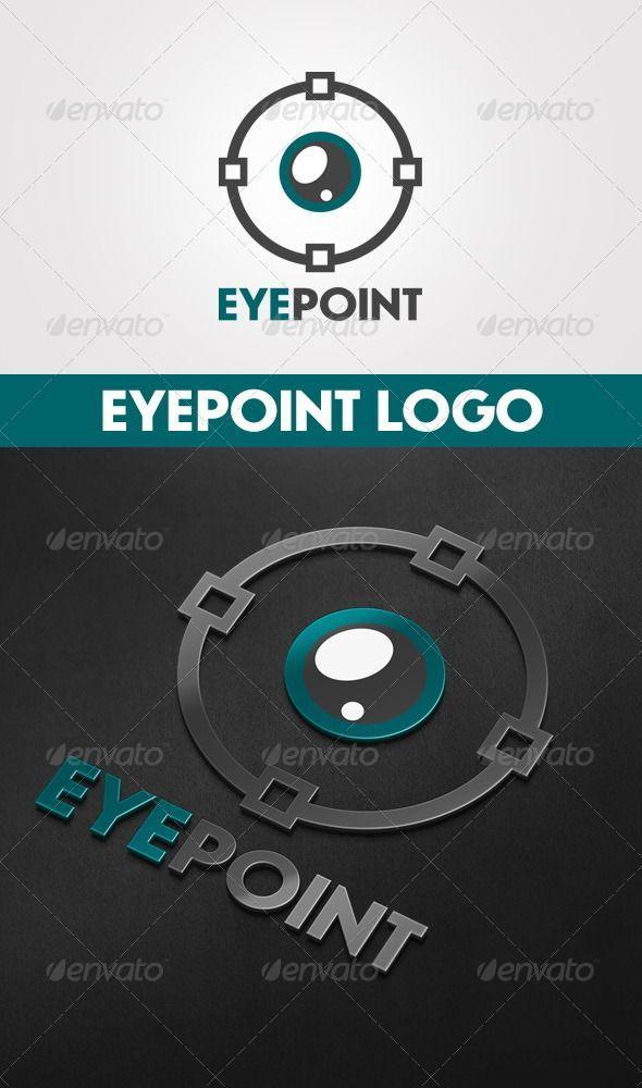 Green Eye Tech Logo - Eye Point Logo | Great Stuffs For Print | Logos, Logo templates ...