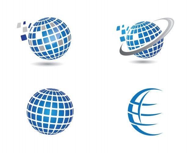Blue World Logo - Globe Vectors, Photos and PSD files | Free Download