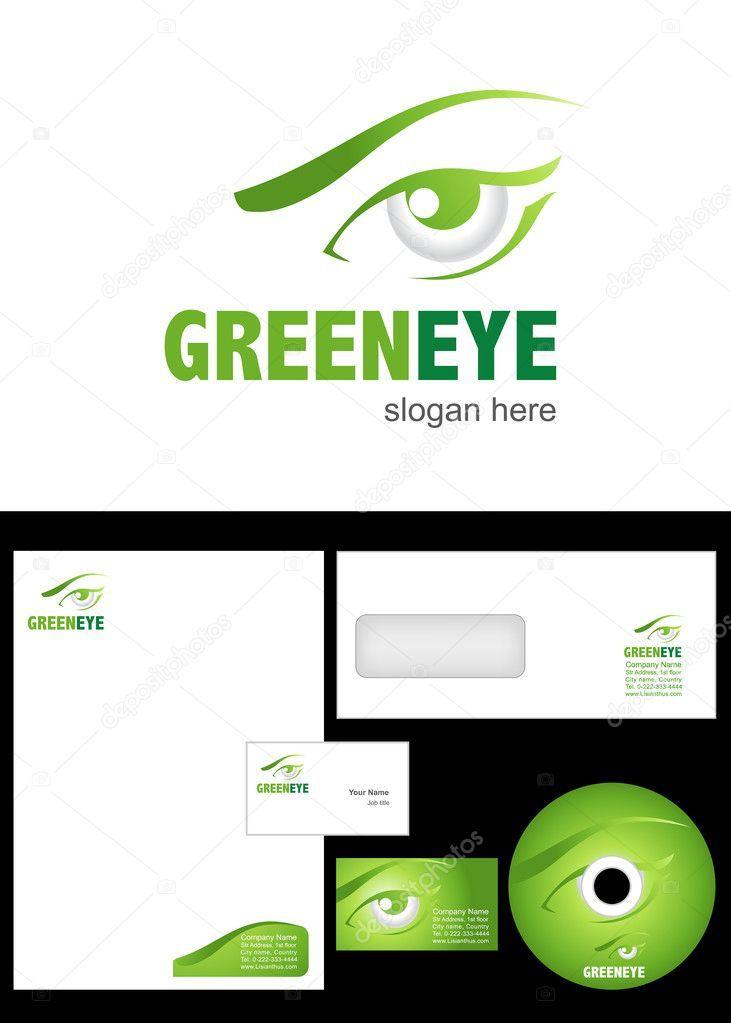 Green Eye Tech Logo - Green eye Logos