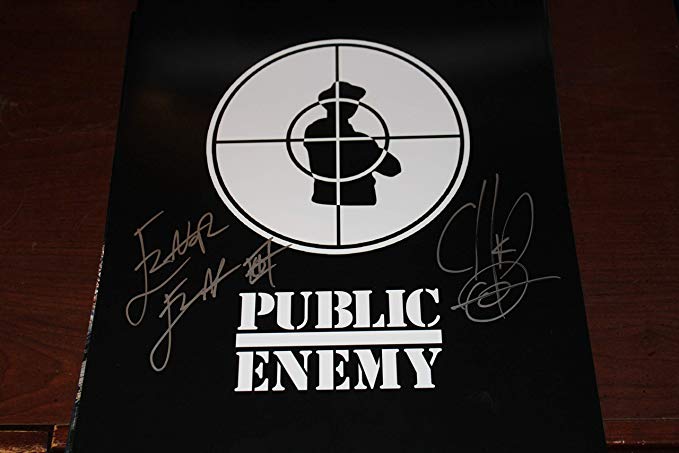 Public Enemy Logo - Public Enemy Signed Chuck D & Flavor Flav Logo 11x14 at Amazon's
