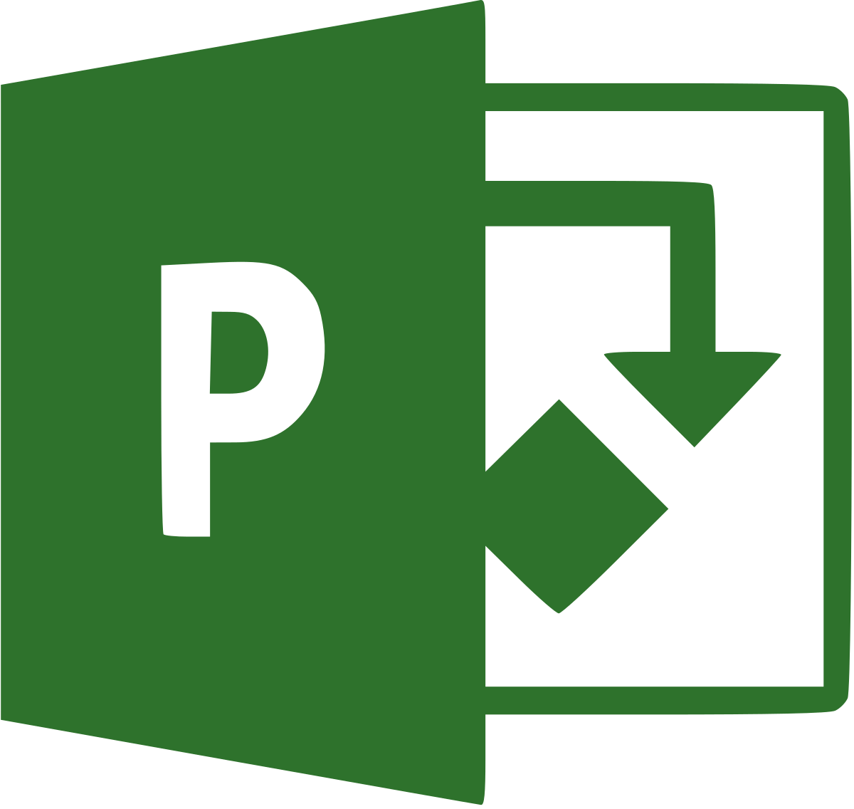 Old Microsoft Word Logo - Microsoft Project