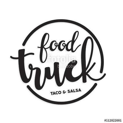 Black Food Logo - Food Truck Logo, Food Logo Stock Image And Royalty Free Vector Files