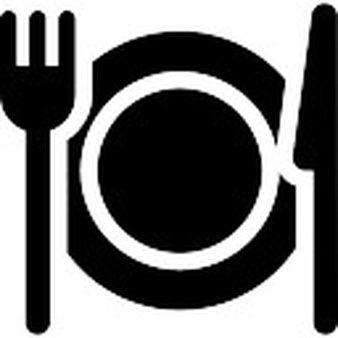 Black Food Logo - Food Png Black & Transparent Image