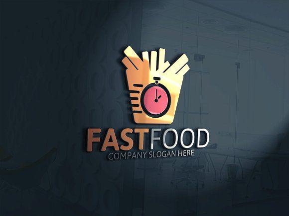 Black Food Logo - Fast Food Logo ~ Logo Templates ~ Creative Market