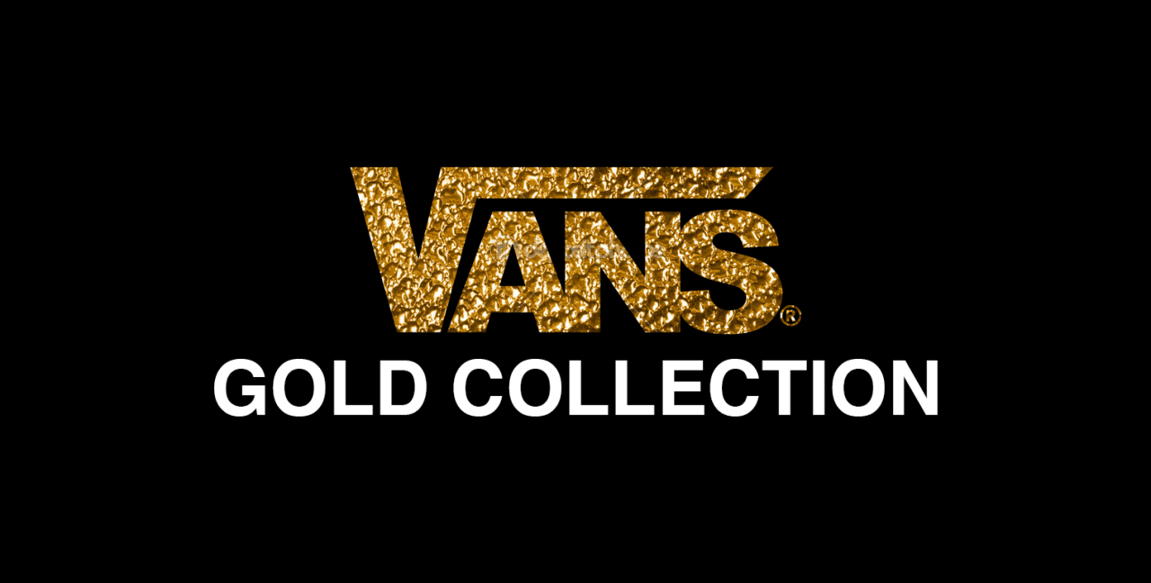 Gold Vans Logo - Tumblr