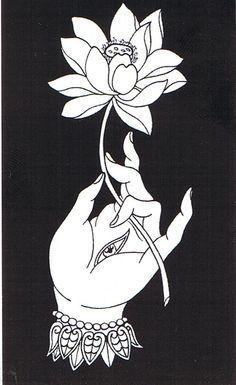 Hand Holding Flower Logo - hindu painting of hands holding lotus flower - Google Search ...