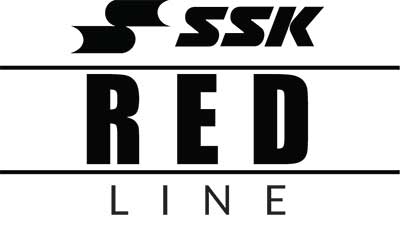 White with Red Line Logo - SSK Red Line - SSK Baseball USA