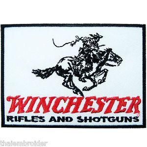Winchester Rifles Logo - Winchester Gun Rifles Pistol Hunting Police Military Security Iron ...